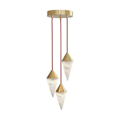 Ilverford Faceted Alabaster Drop Chandelier