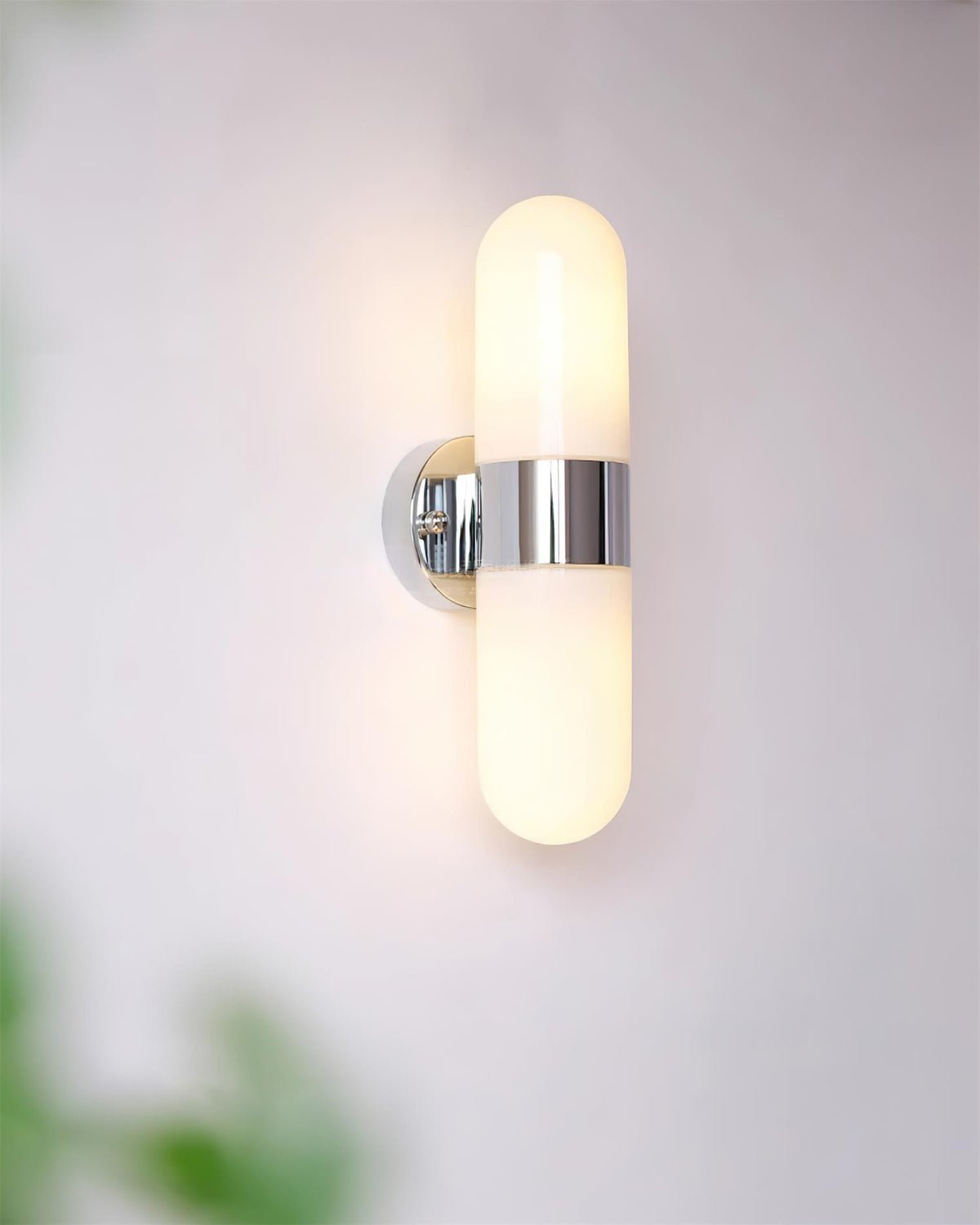 Celisette Capsule Glass Wall Sconce