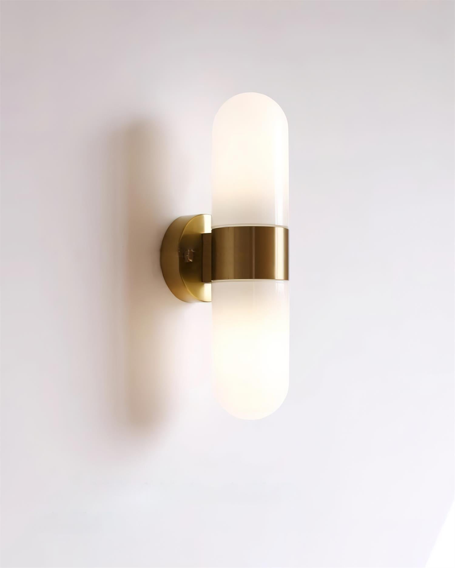 Celisette Capsule Glass Wall Sconce
