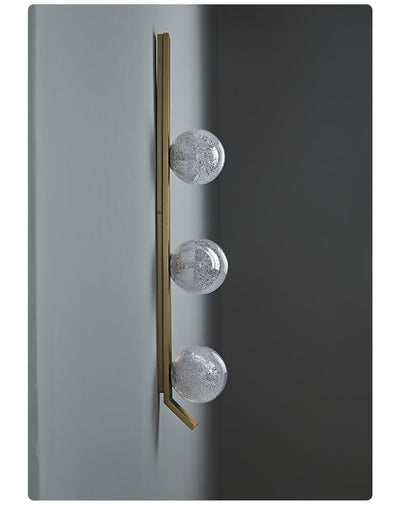 Teriivelle Vertical Orb Wall Sconce