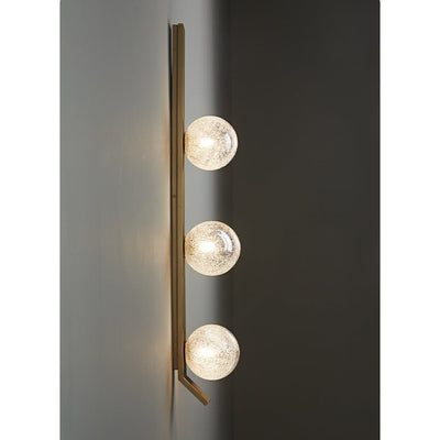 Teriivelle Vertical Orb Wall Sconce
