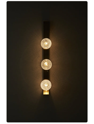 Teriivelle Vertical Orb Wall Sconce
