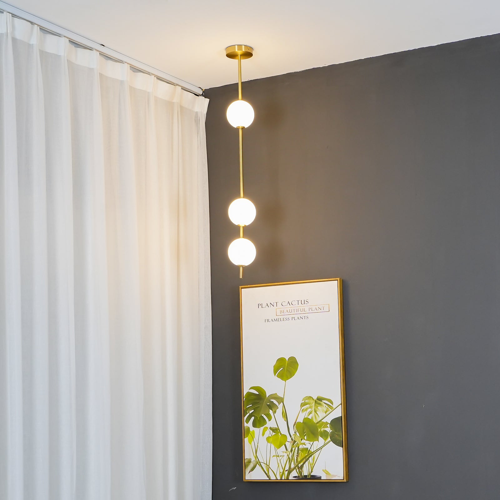Valem Modern Brass Pendant Lamp