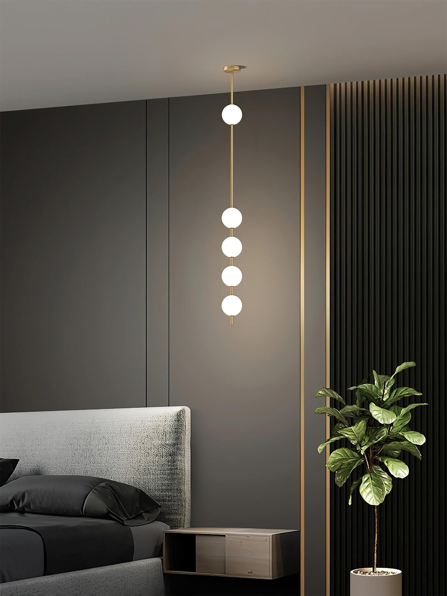 Valem Modern Brass Pendant Lamp