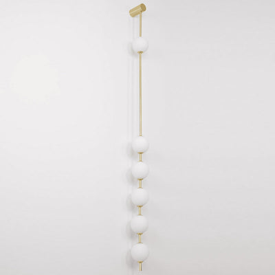 Lustra Wall Lamp Vertical Balls Brass - Neutral Decor