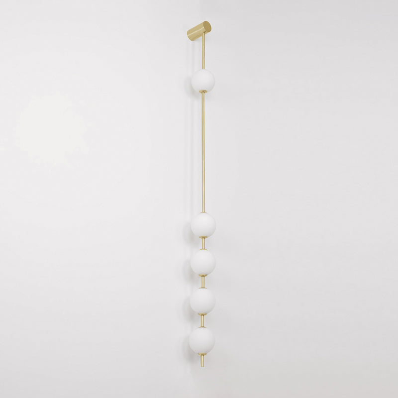 Lustra Wall Lamp Vertical Balls Brass - Neutral Decor