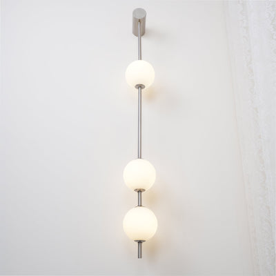 Lustra Wall Lamp Vertical Balls Brass - Neutral Decor