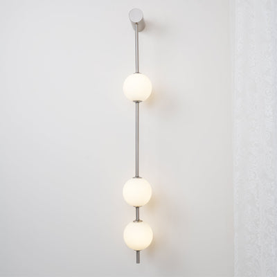 Lustra Wall Lamp Vertical Balls Brass - Neutral Decor