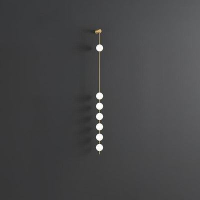 Lustra Wall Lamp Vertical Balls Brass - Neutral Decor
