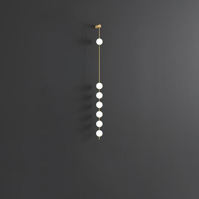 Lustra Wall Lamp Vertical Balls Brass - Neutral Decor