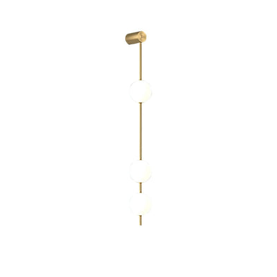Lustra Wall Lamp Vertical Balls Brass - Neutral Decor