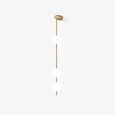 Lustra Wall Lamp Vertical Balls Brass - Neutral Decor