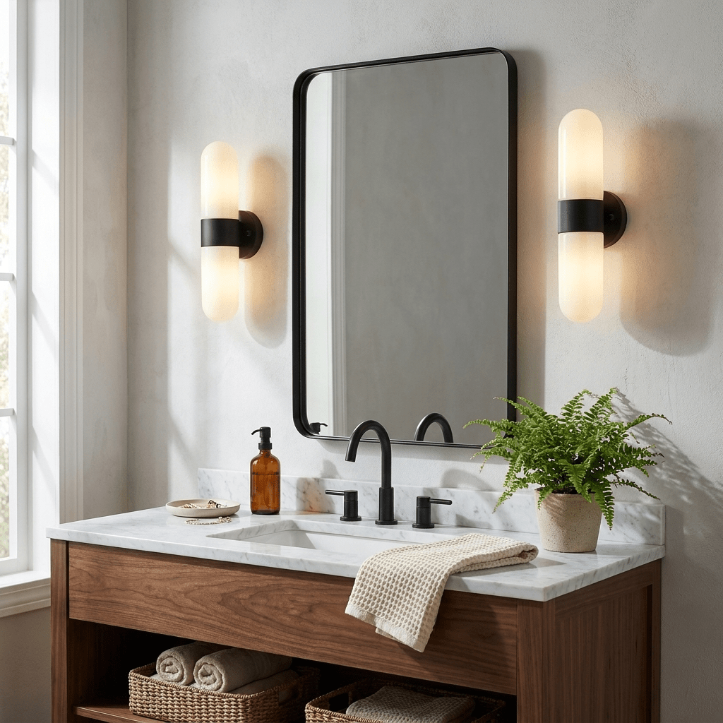 Celisette Capsule Glass Wall Sconce