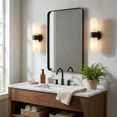 Celisette Capsule Glass Wall Sconce