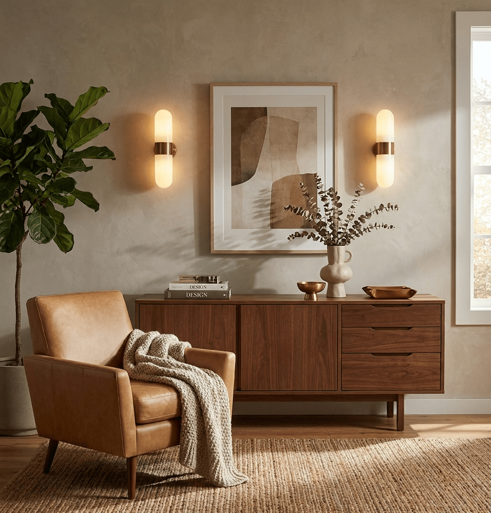 Celisette Capsule Glass Wall Sconce