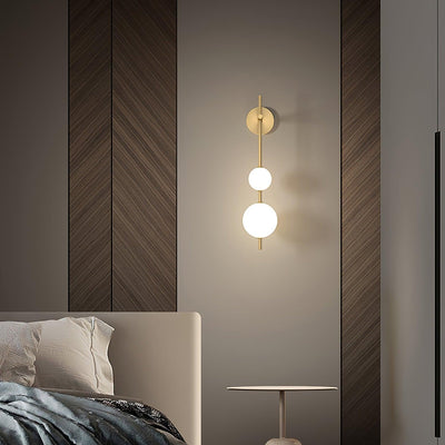 Valentina Vertical Globe Wall Light