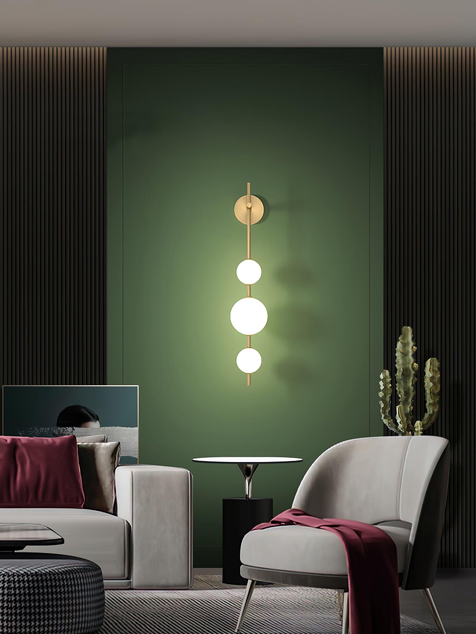 Miriiella Wall Lamp Vertical Globe Minimalist