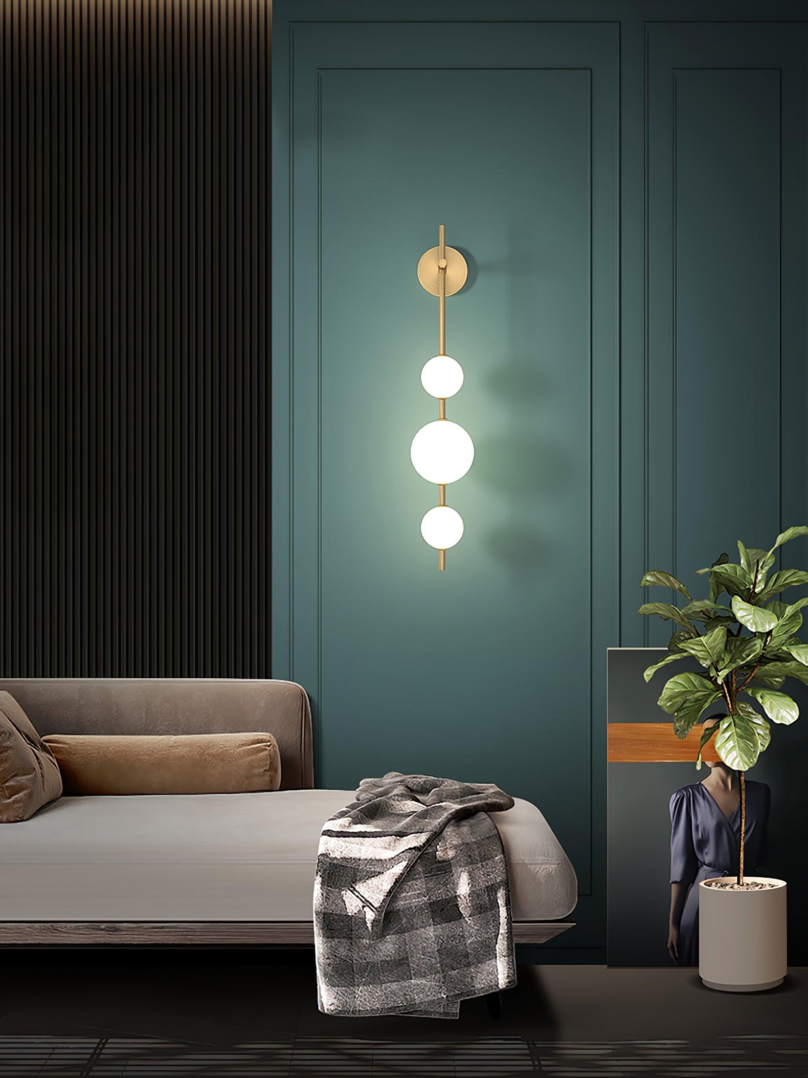 Miriiella Wall Lamp Vertical Globe Minimalist