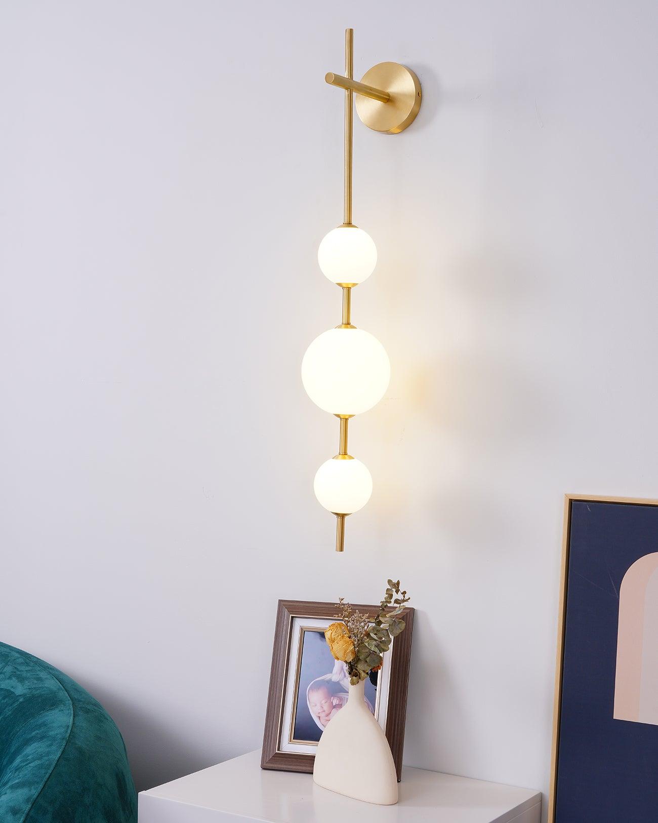 Miriiella Wall Lamp Vertical Globe Minimalist