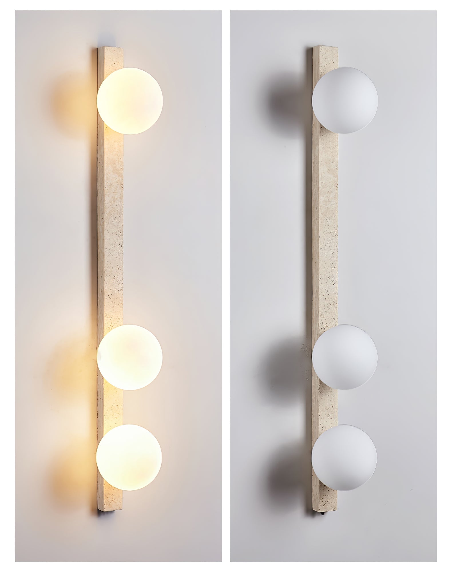 Valoaria Travertine Wall Light