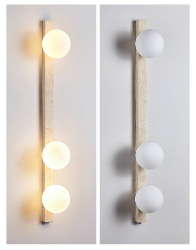 Valoaria Travertine Wall Light
