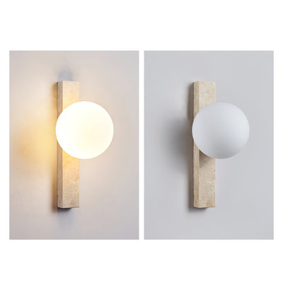 Valoaria Travertine Wall Light