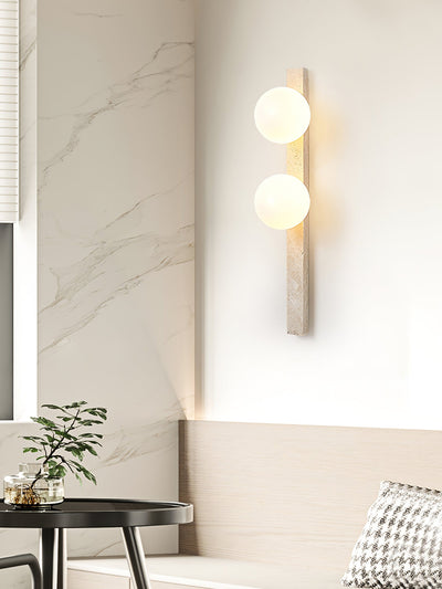 Valoaria Travertine Wall Light