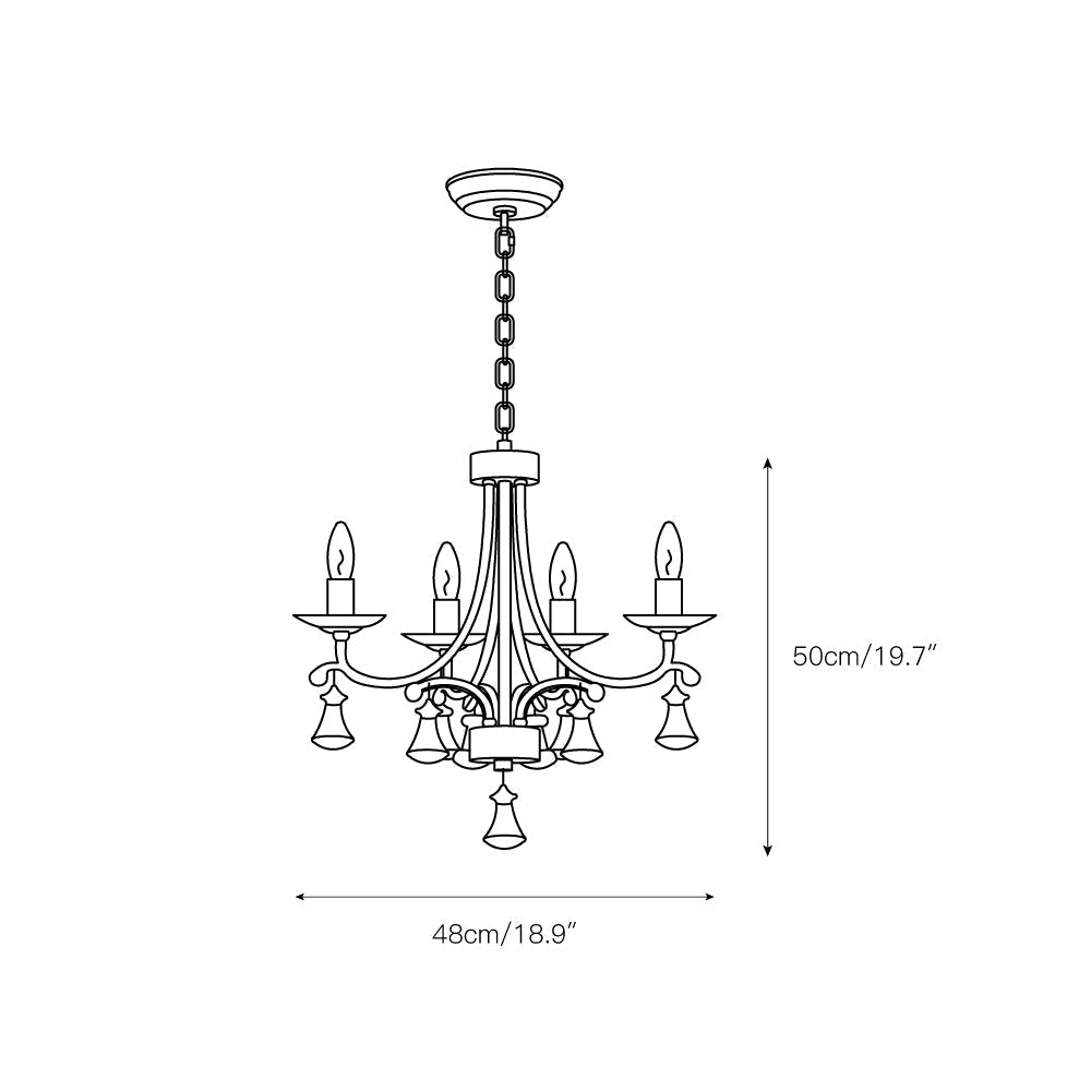 Selorine Crystal Chandelier