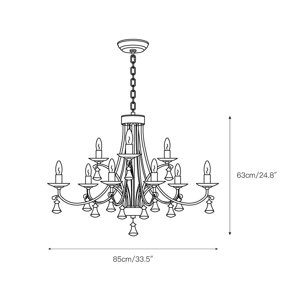 Selorine Crystal Chandelier