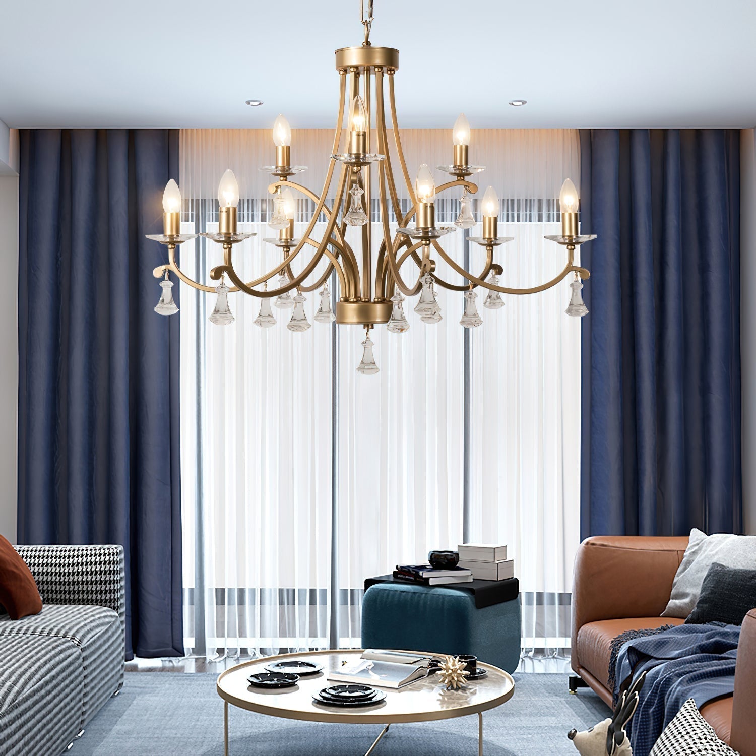 Selorine Crystal Chandelier