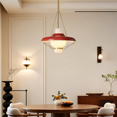 Olaeon Mid-Century Glass Pendant Light