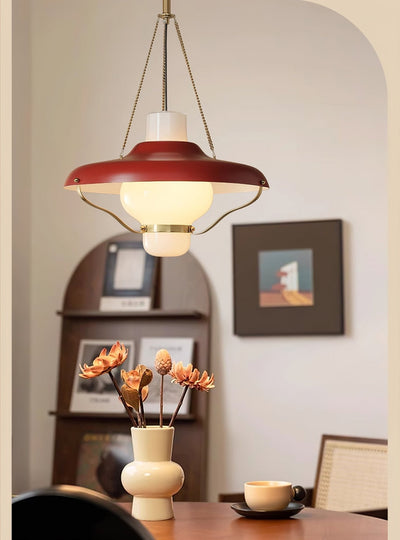 Olaeon Mid-Century Glass Pendant Light