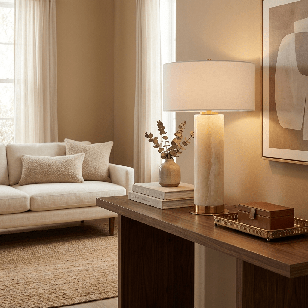 Liororaine Onyx Table Lamp