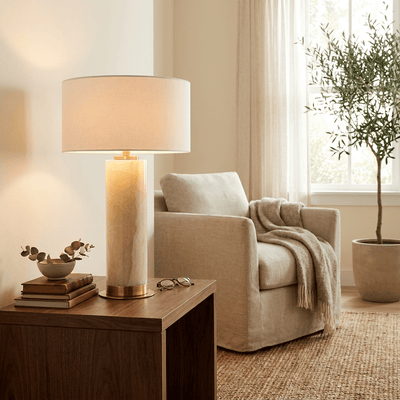 Liororaine Onyx Table Lamp