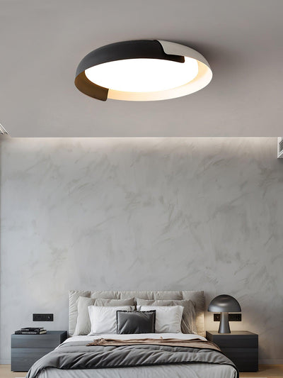 Nomino Ceiling Lamp Round Acrylic Wood Soft Minimalist