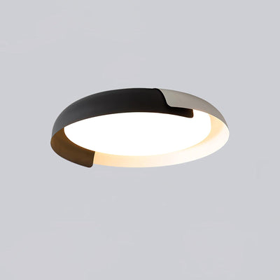 Nomino Ceiling Lamp Round Acrylic Wood Soft Minimalist