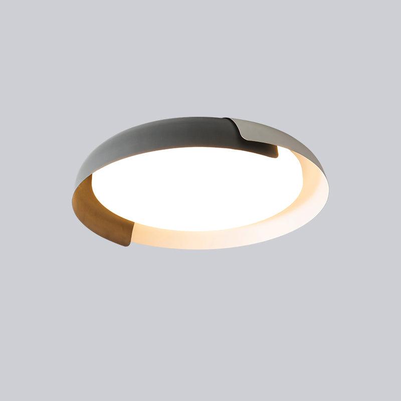 Nomino Ceiling Lamp Round Acrylic Wood Soft Minimalist