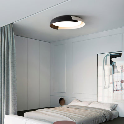 Nomino Ceiling Lamp Round Acrylic Wood Soft Minimalist