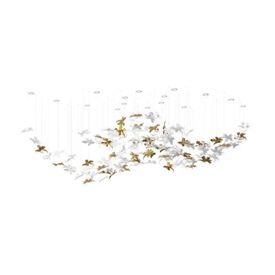 Arinan Floral Glass Chandelier