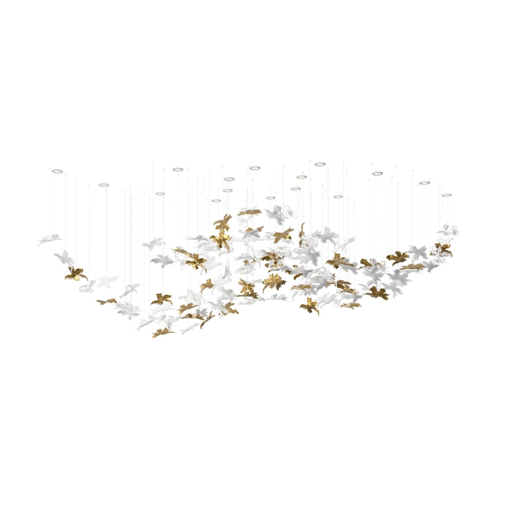 Arinan Floral Glass Chandelier