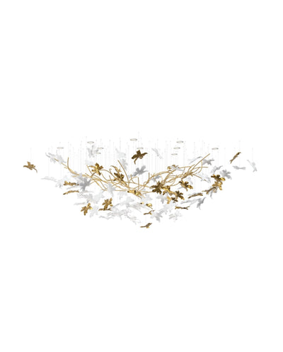 Arinan Floral Glass Chandelier