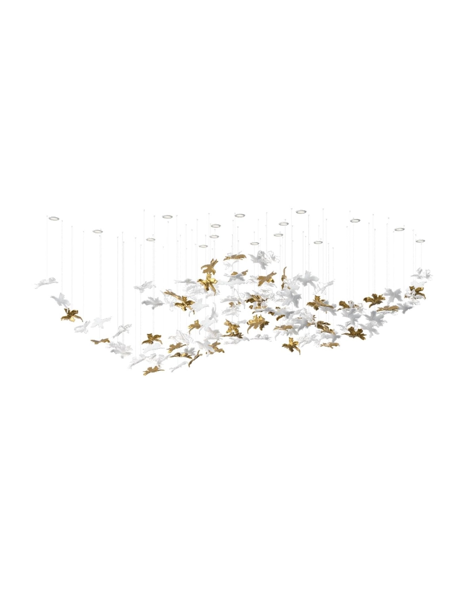 Arinan Floral Glass Chandelier