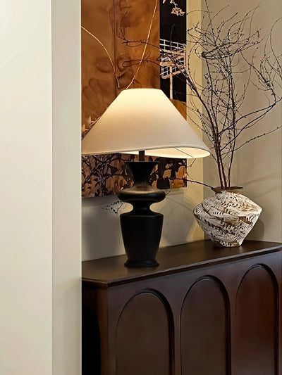 Sylaleria Minimalist Wood Table Lamp