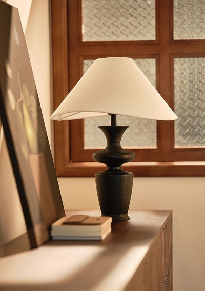 Sylaleria Minimalist Wood Table Lamp