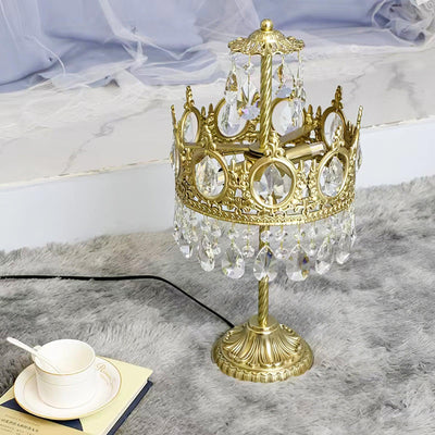 Glee Vintage Crystal Table Light