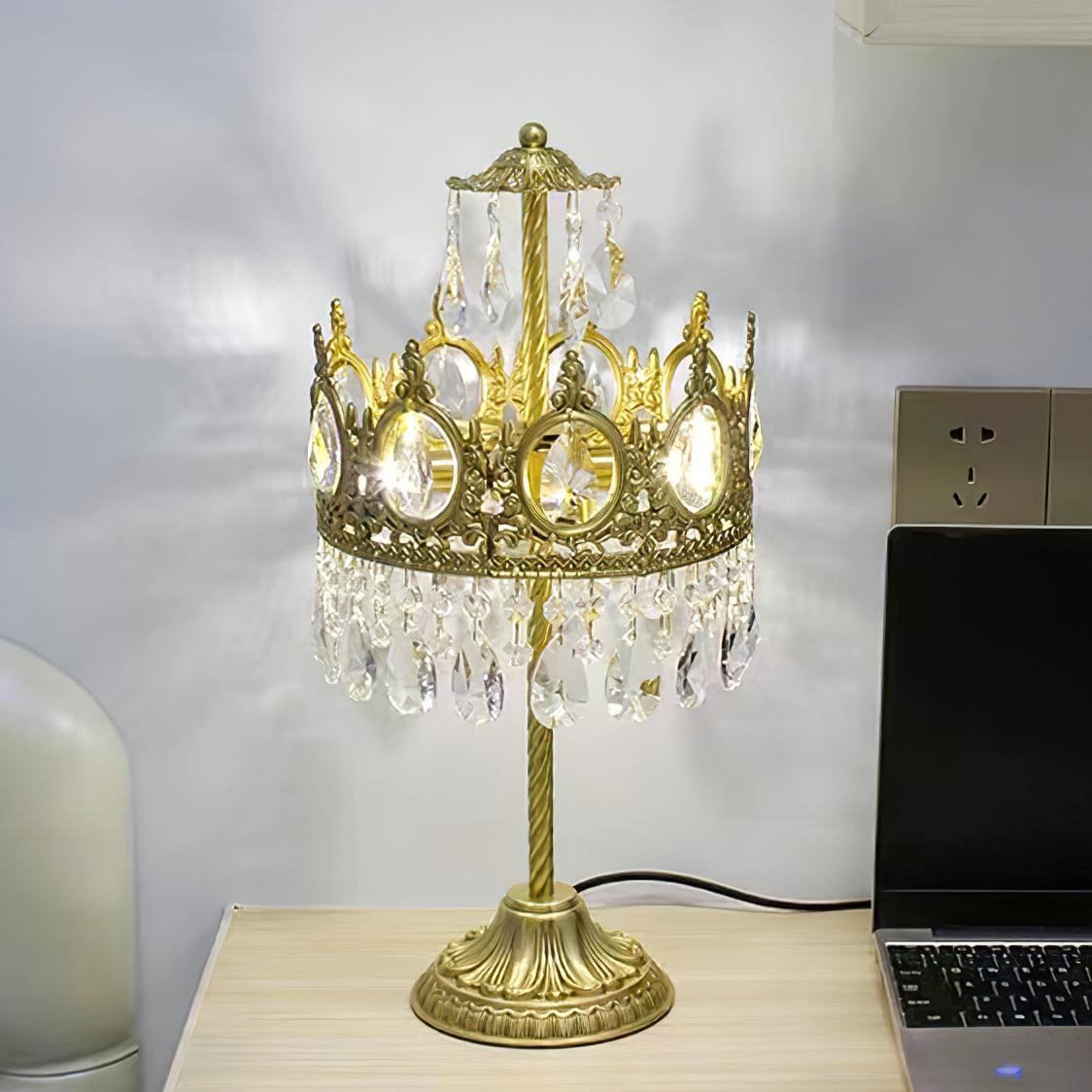 Glee Vintage Crystal Table Light