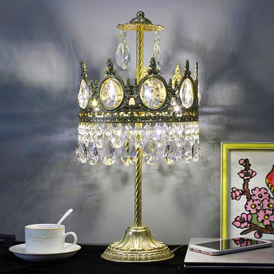 Glee Vintage Crystal Table Light