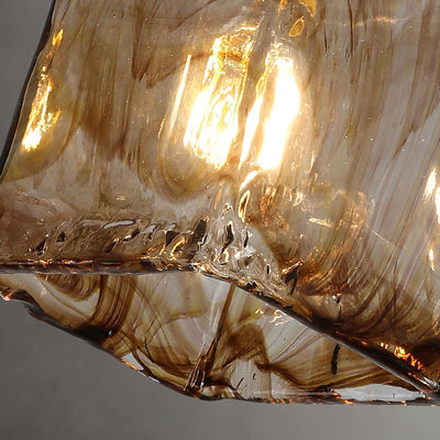 Elmswick Brown Glass Pendant Light