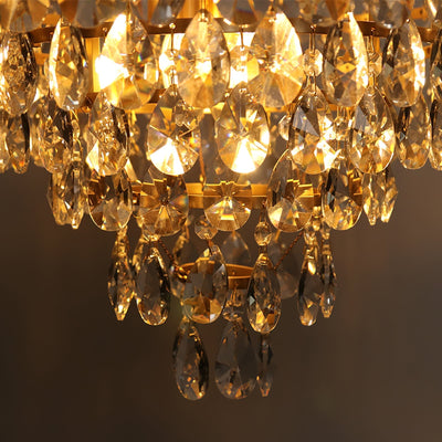 Luxeian Vintage Crystal Chandelier