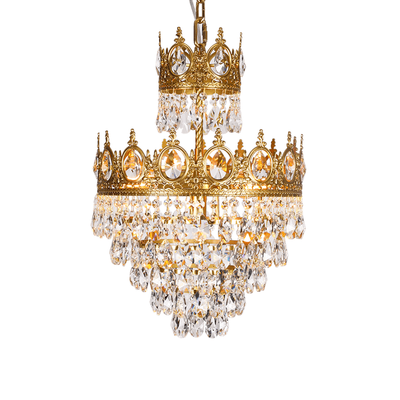 Luxeian Vintage Crystal Chandelier